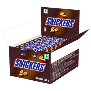 Snickers Chocolate Snack Bar, 32 N (25 g Each)