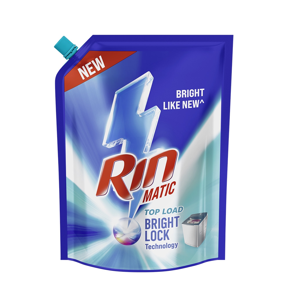 Rin Matic Top Load Bright Lock Liquid Pouch: 2 Litre