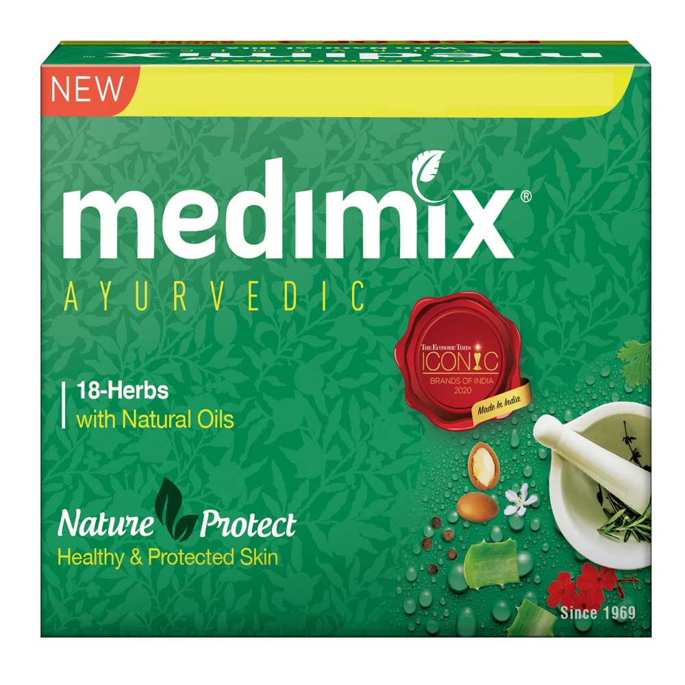 Medimix Ayurvedic Classic 18 Herbs Soap: 3x125 gms