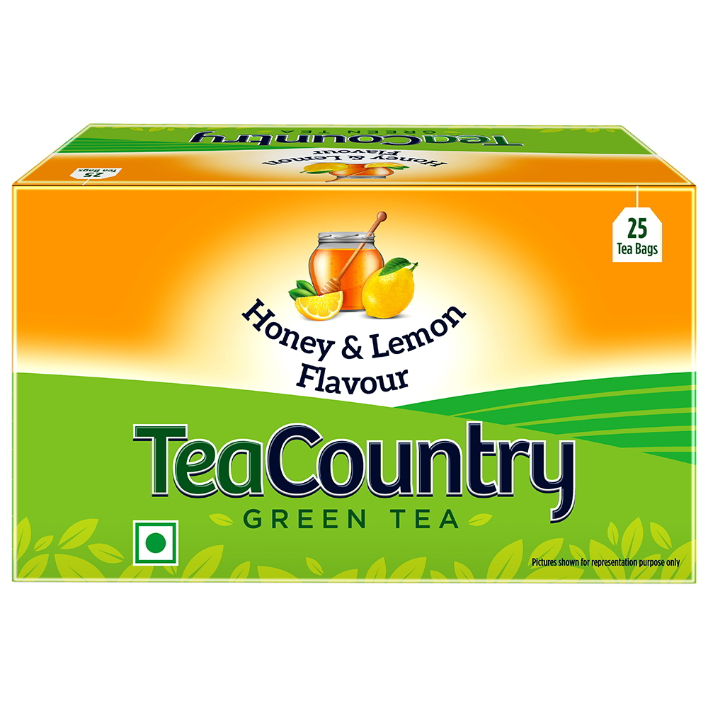 Tea Country Honey & Lemon Green Tea: 25 Tea-Bags