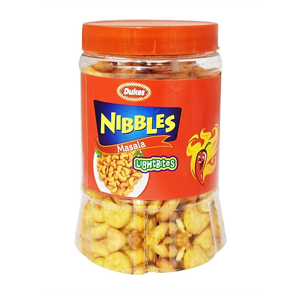 Dukes Nibbles Masala Light Bites Biscuits: 150 gms