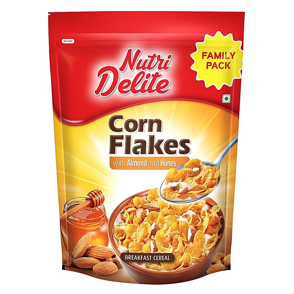 Nutri Delite Almond & Honey Cornflakes: 1 kg