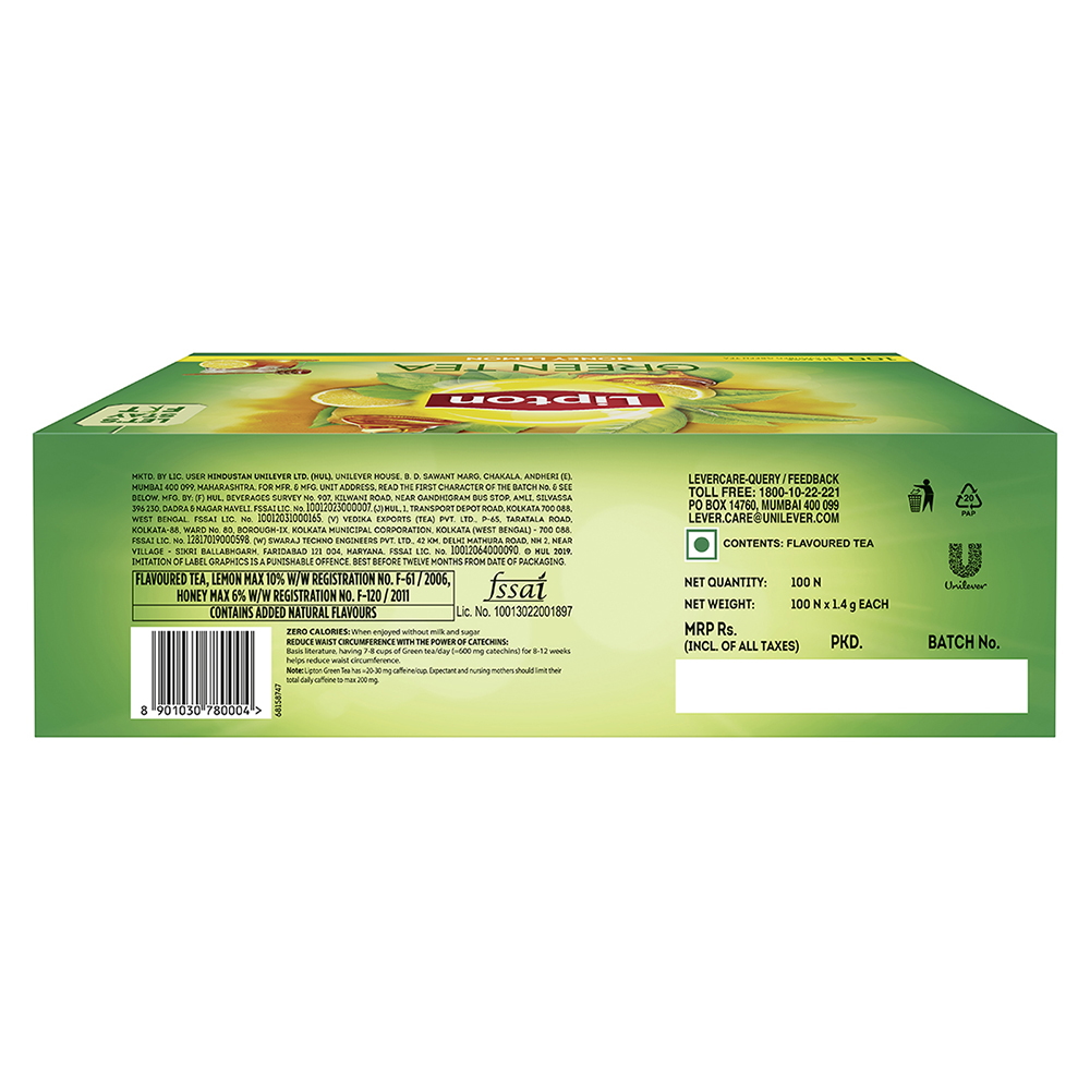 Lipton Green Tea Honey Lemon: 100 Tea-Bags