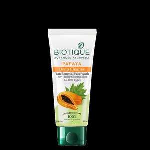 BIOTIQUE PAPAYA FACE WASH 100ml