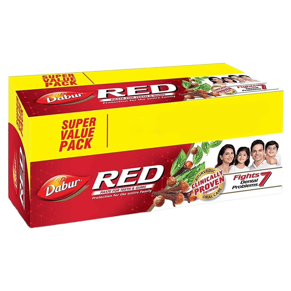 Dabur Red Ayurvedic Toothpaste: 3x150 gms