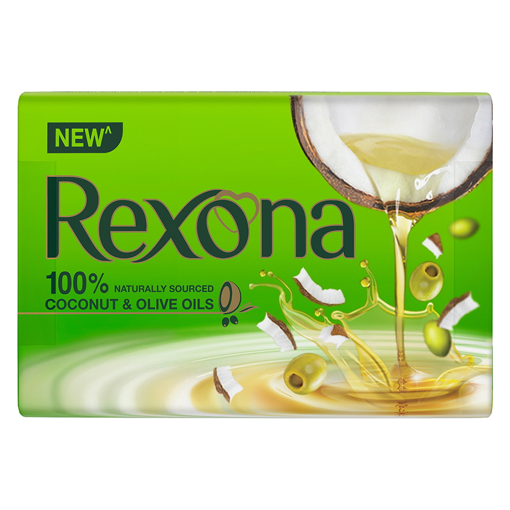 Rexona Coconut Olive Oil Soap: 4x100 gms