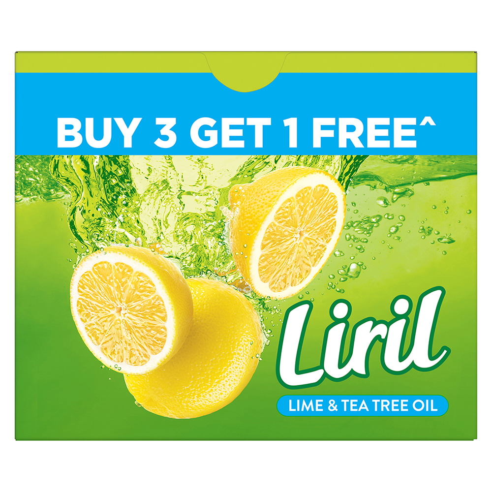 Liril Lemon & Tea Tree Oil Soap: 3x125 gms