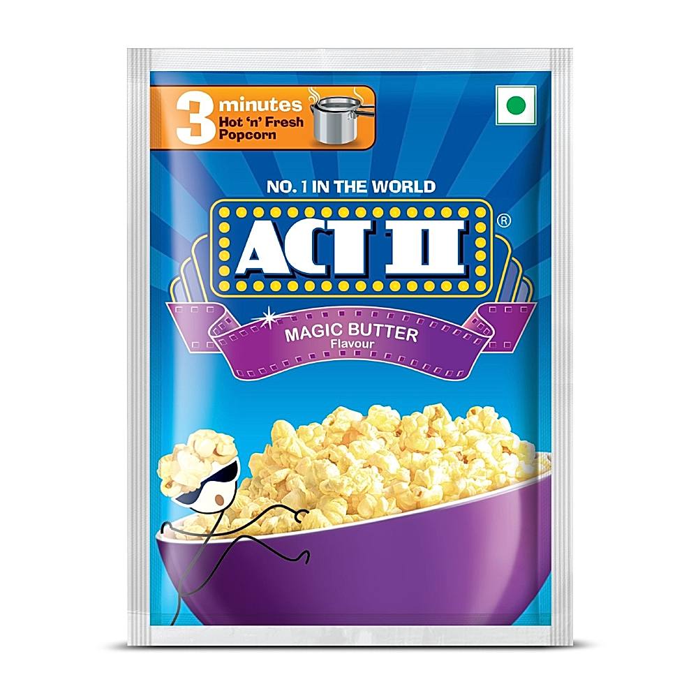 Act II Magic Butter Flavour Popcorn: 30 gms