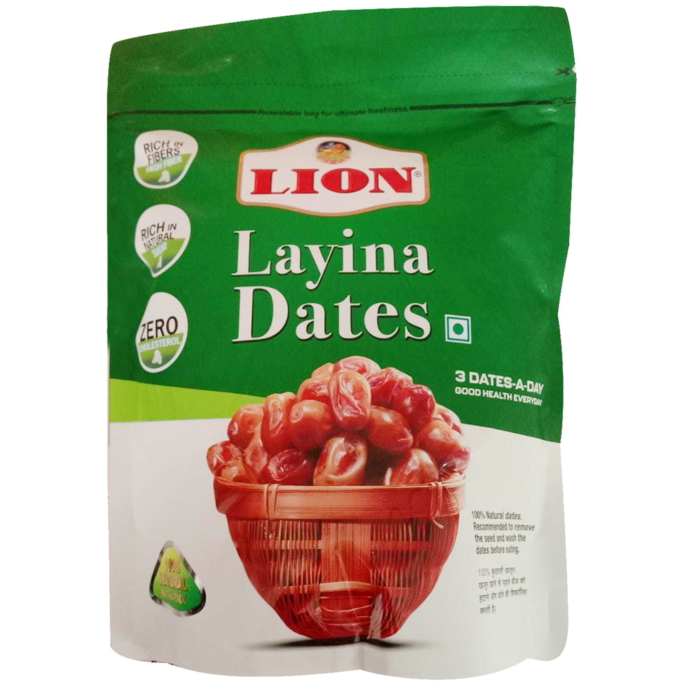 Lion Layina Seeded Dates: 500 gms