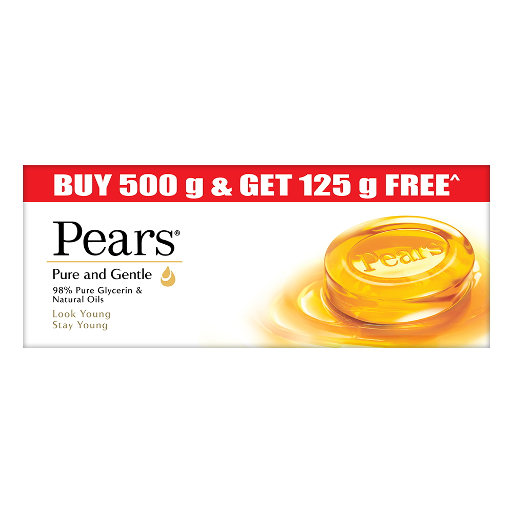 Pears Pure & Gentle Bathing Bar: 4x125 gms