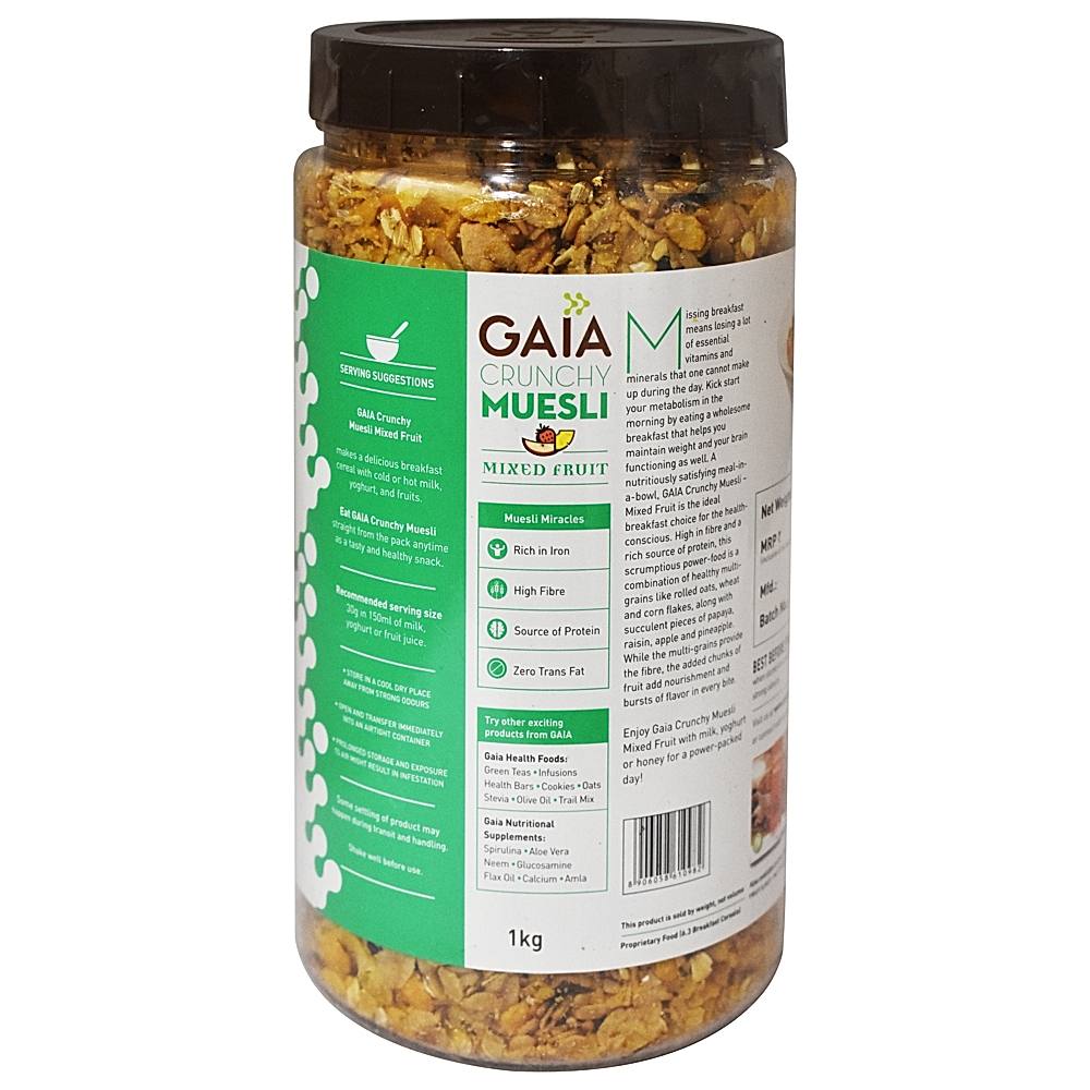 Gaia Crunchy Muesli Mixed Fruit: 1 kg