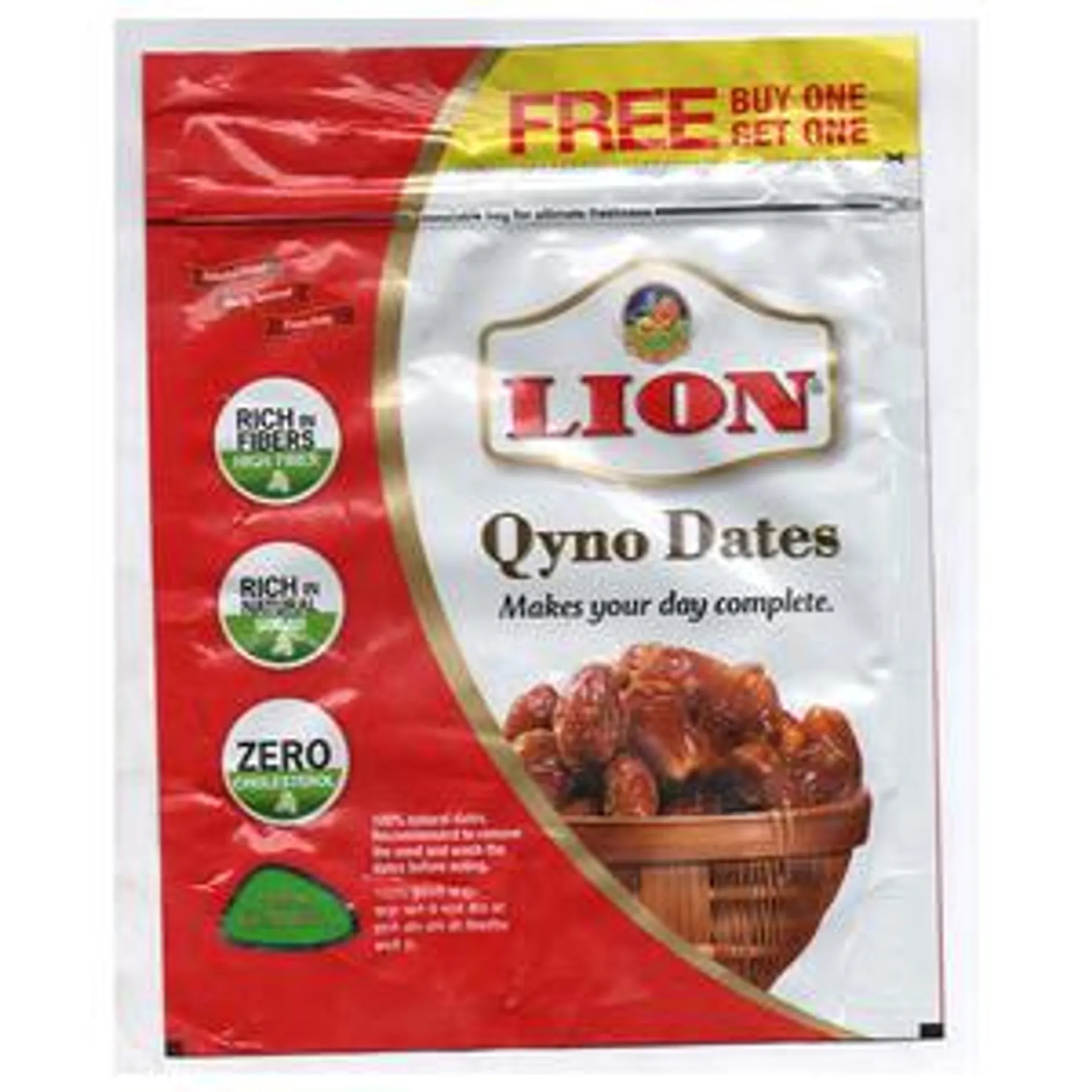 Lion Dates/Kharjura, 500 g (Buy 1 Get 1 Free)