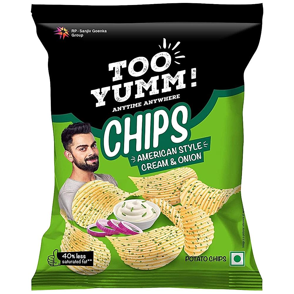 Too Yumm Style Cream & Onion Potato Chips: 90 gms