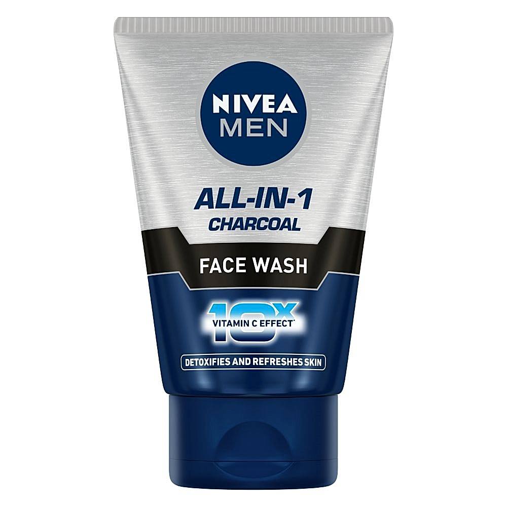 Nivea Men All-In-One Charcoal Facewash: 100 gms