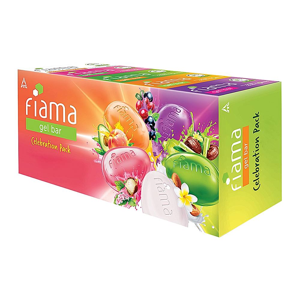 Fiama Unique Celebration Gel Bars: 4x125 gm